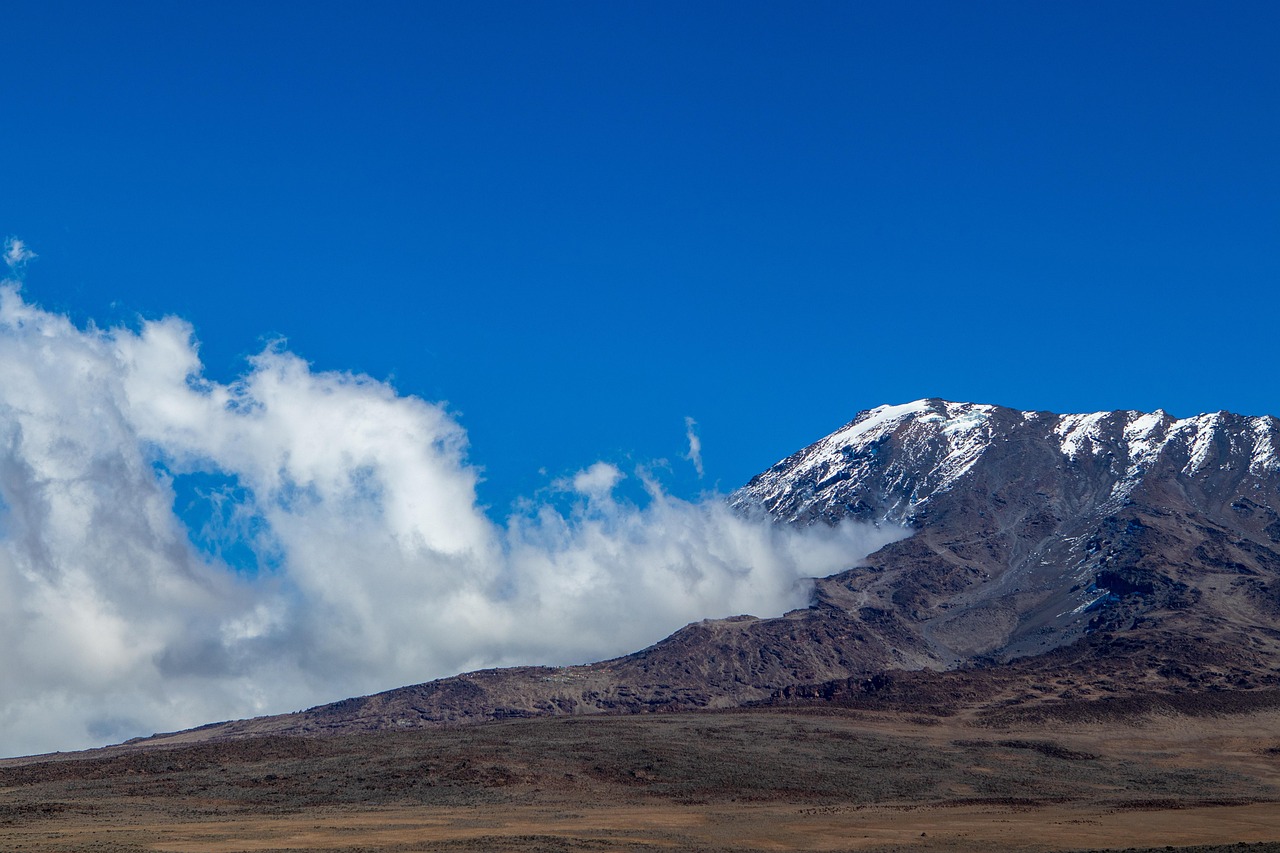 Snow-capped Mount Kilimanjaro